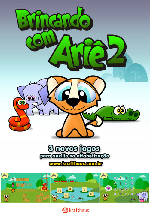 Ariê na Escola – 3 novos jogos